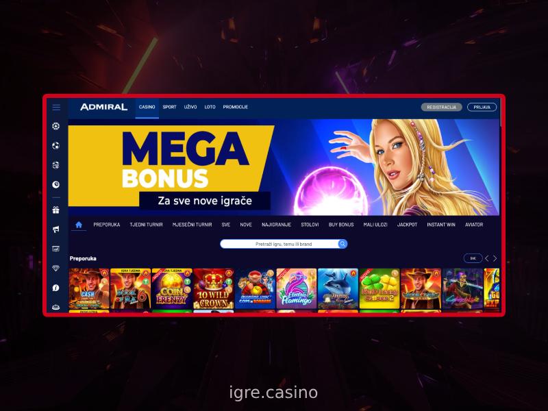 Admiral online casino