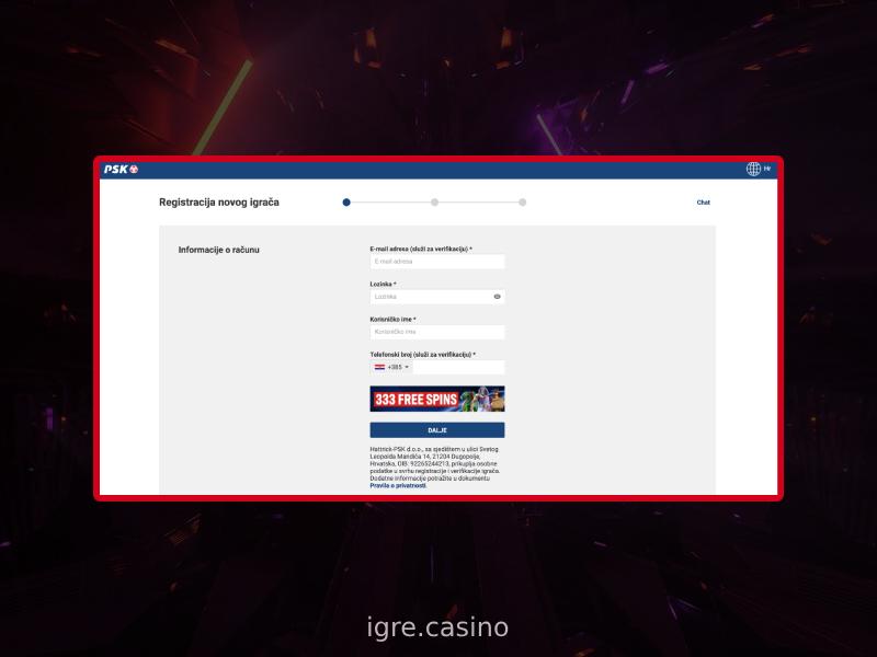 Kako otvoriti novi račun u PSK?